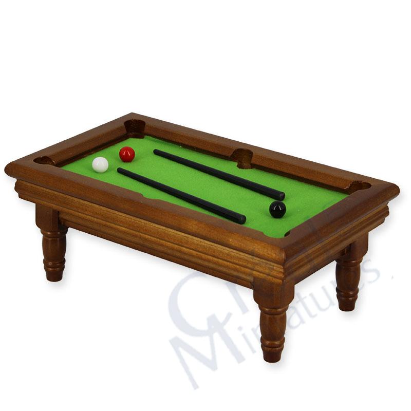 Billard walnut (not glue queue+balls)
