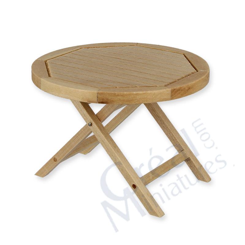 Garden table natural oak