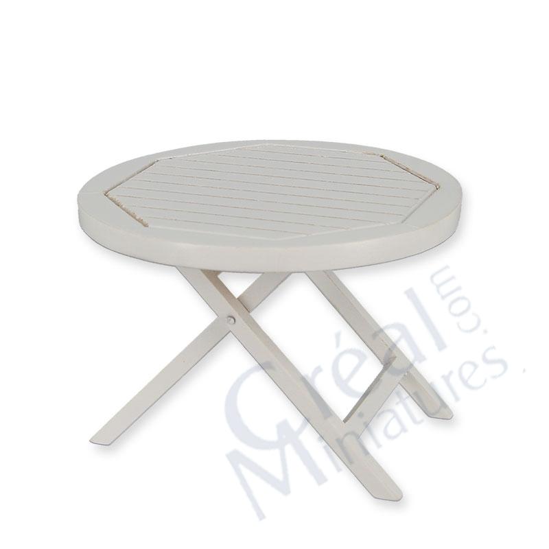 Garden table white