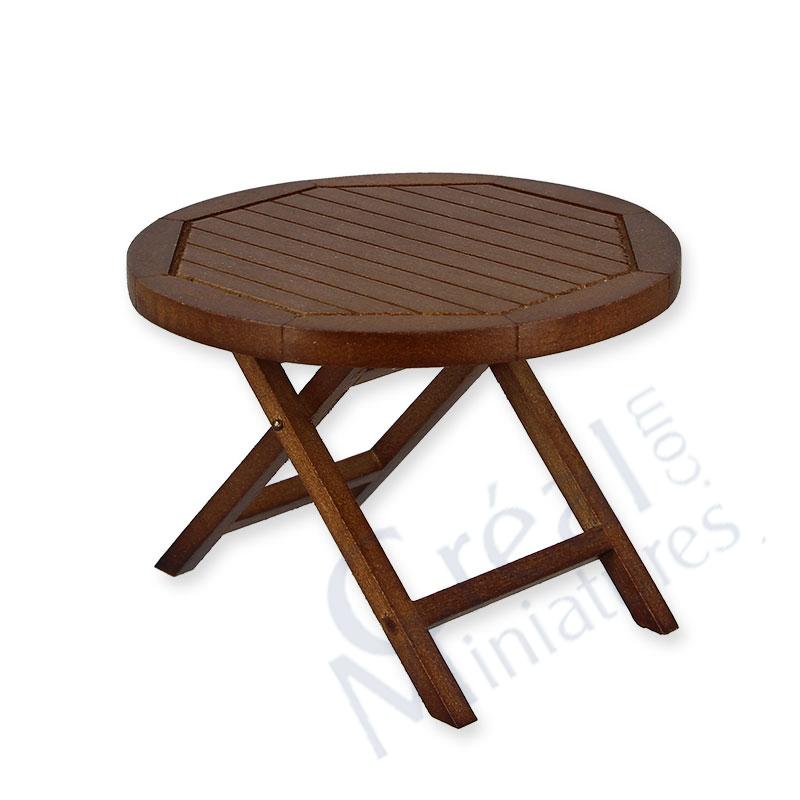 Garden table walnut