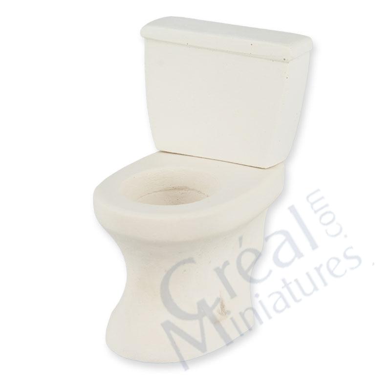 Weißes WC