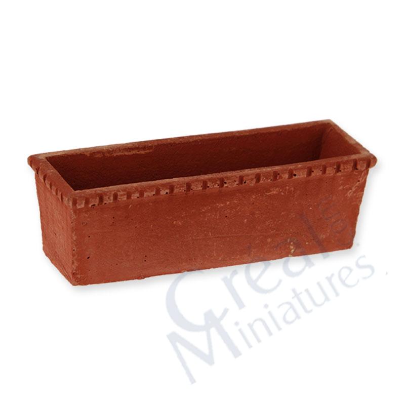 Terra cotta flower pot empty