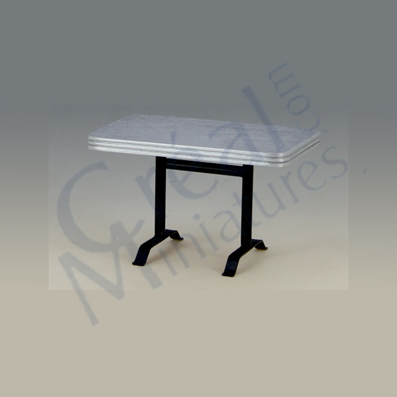 Table black and silver