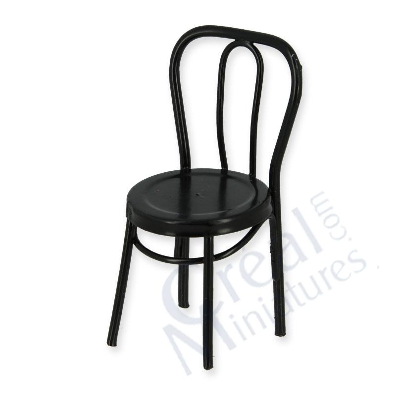 Metal chair black