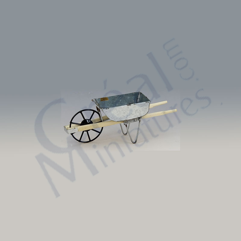 Metal wheelbarrow zinc