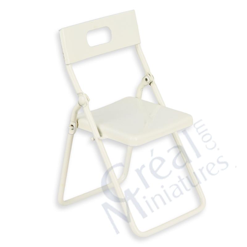 Hocker faltbar weiss