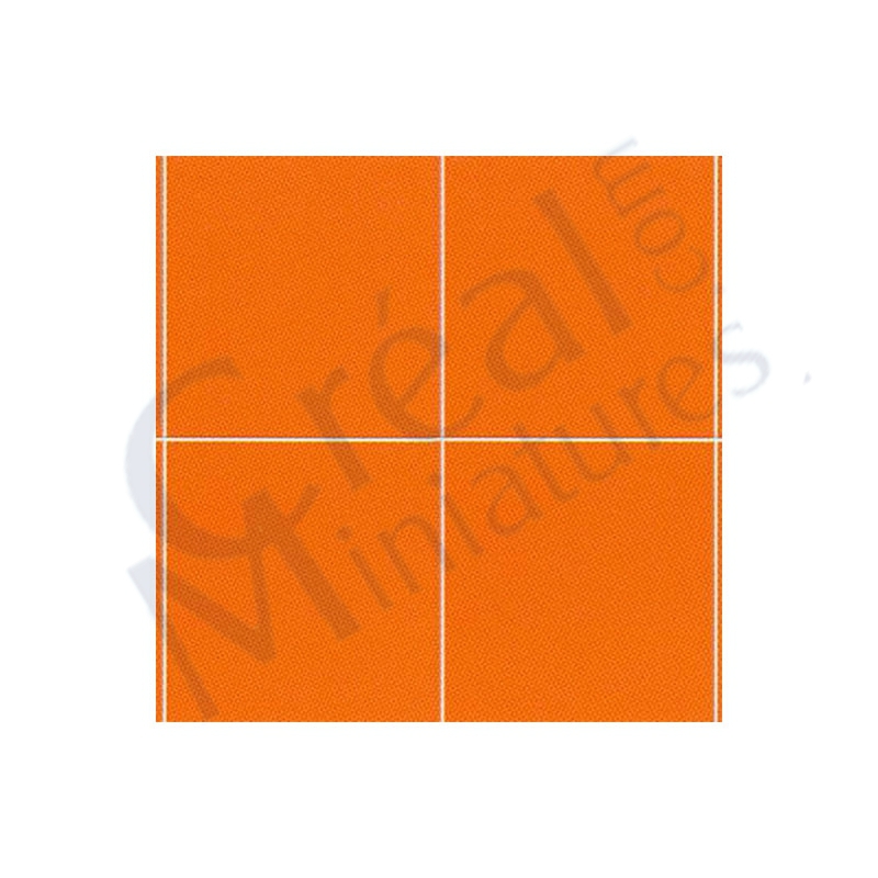 Bodenplatten orange PVC