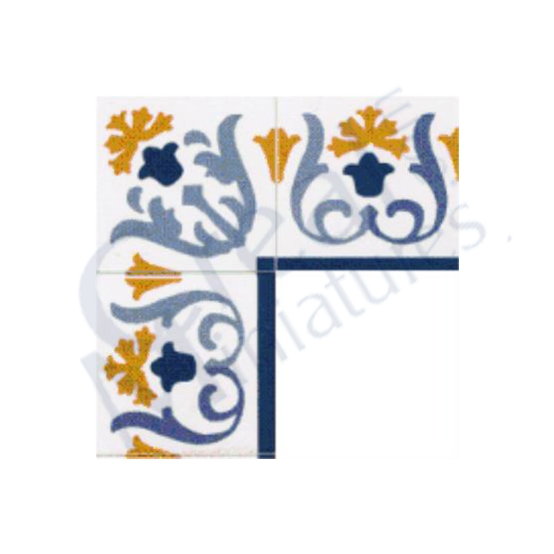 Borders for victorian floor tiles