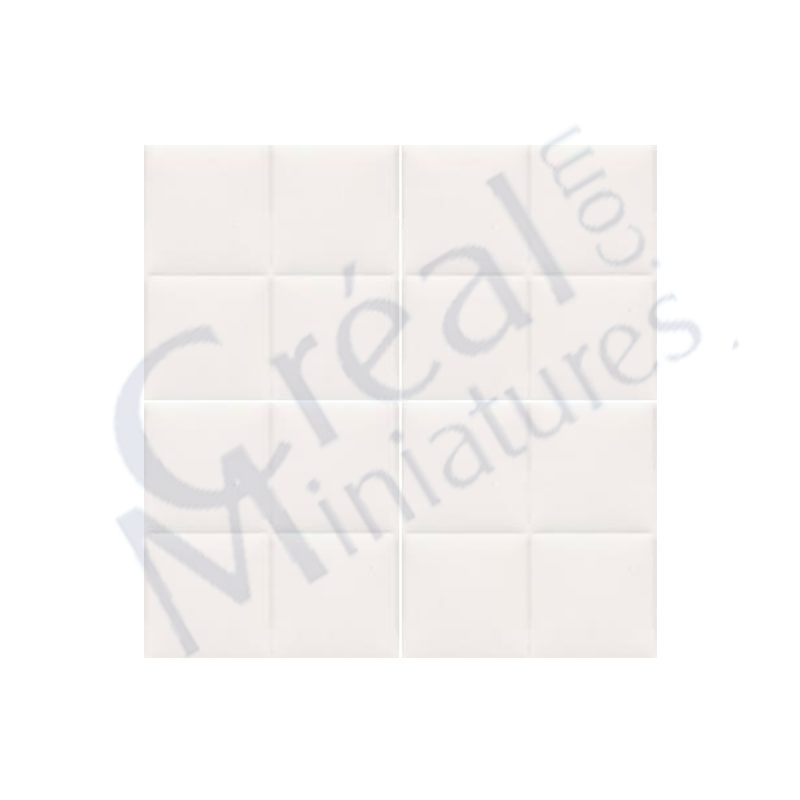 Wandfliesen uni weiss PVC
