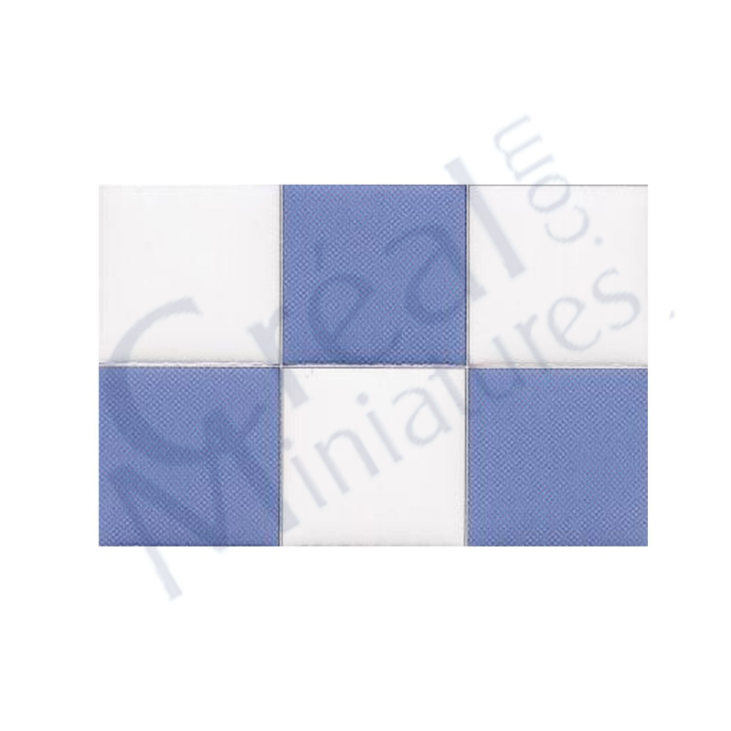 Wandfliesen blau-weiss Imitation