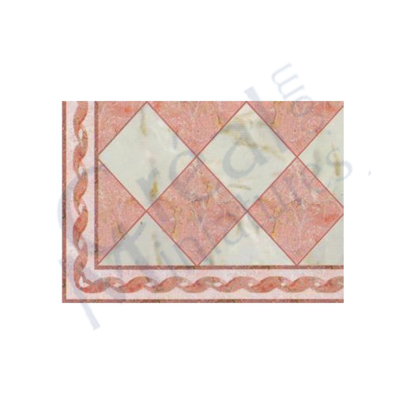 White and pink marble