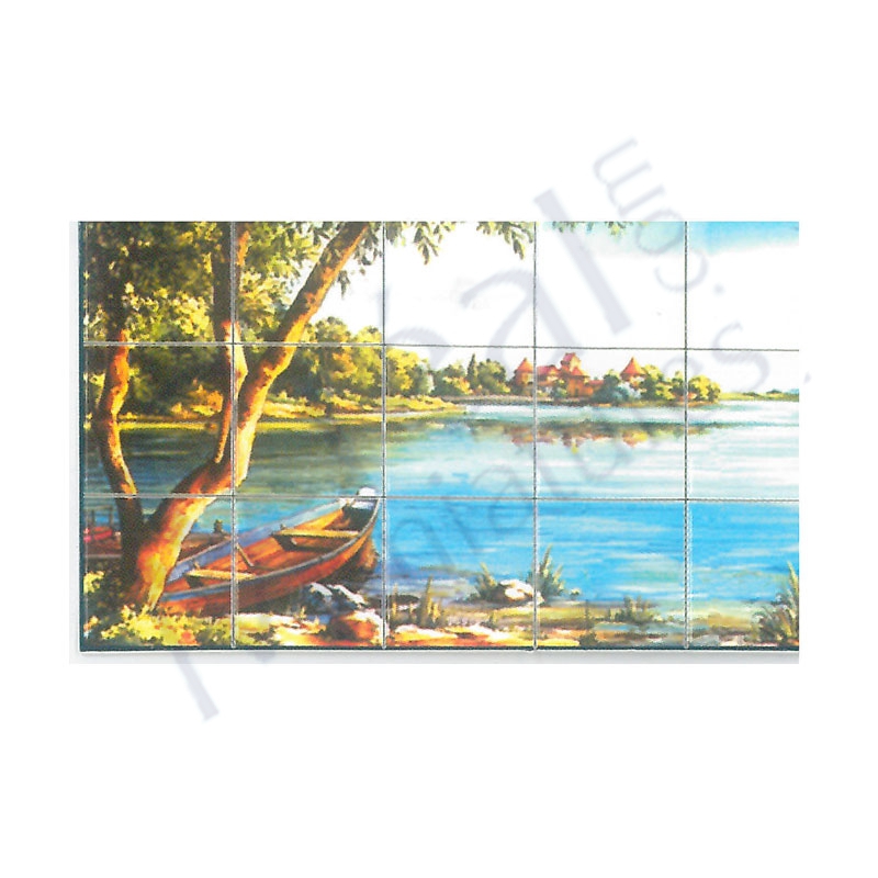 Fresque Paysage lac