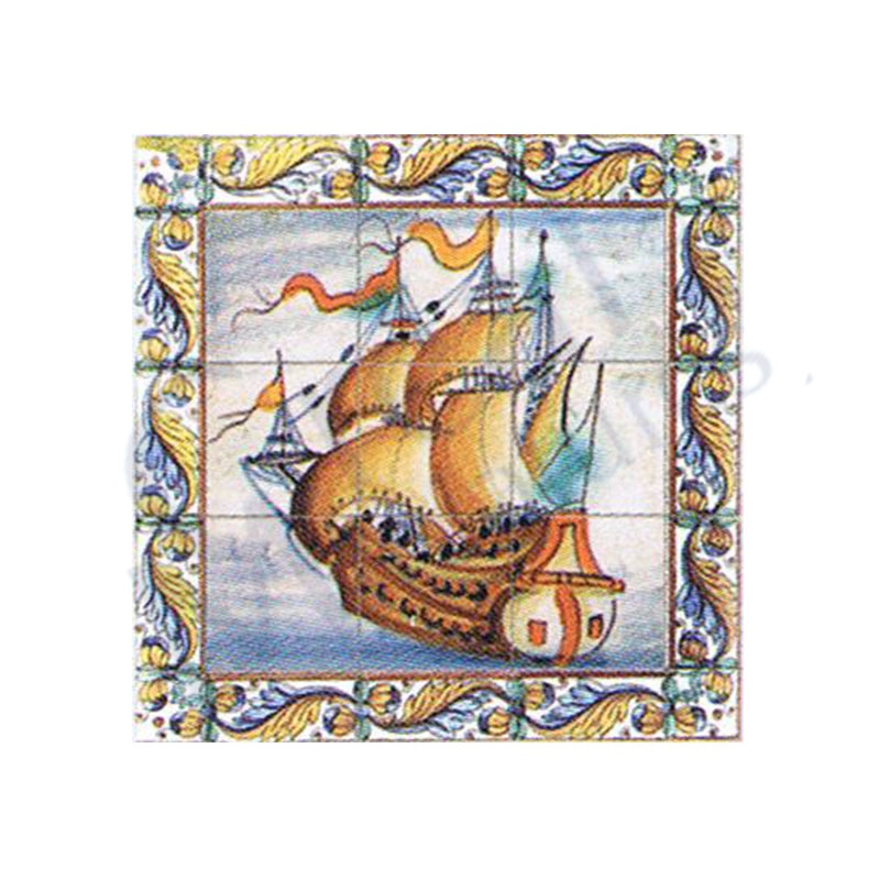 Fresco old ship