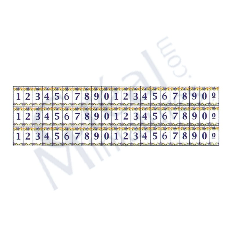 Tiles assortement figures
