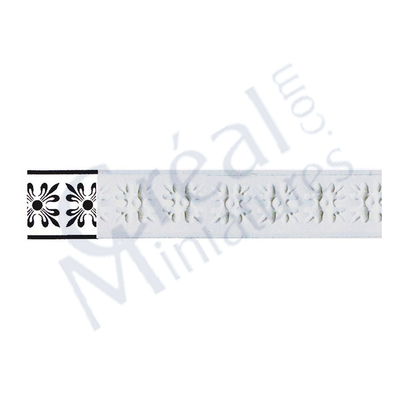 Frise 3D blanche