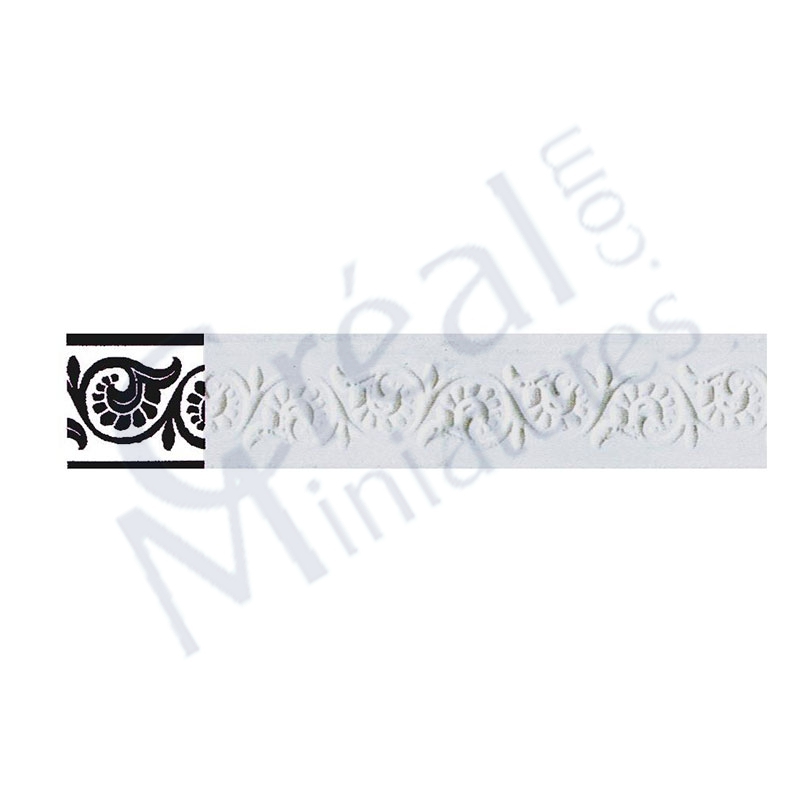 Frise 3D blanche