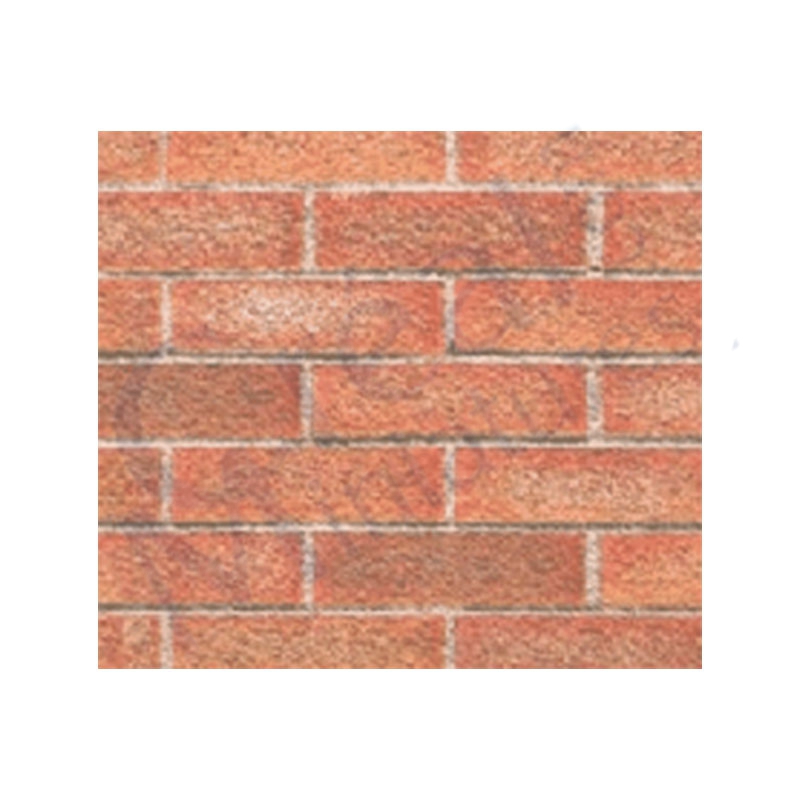 Red brick panel 3D