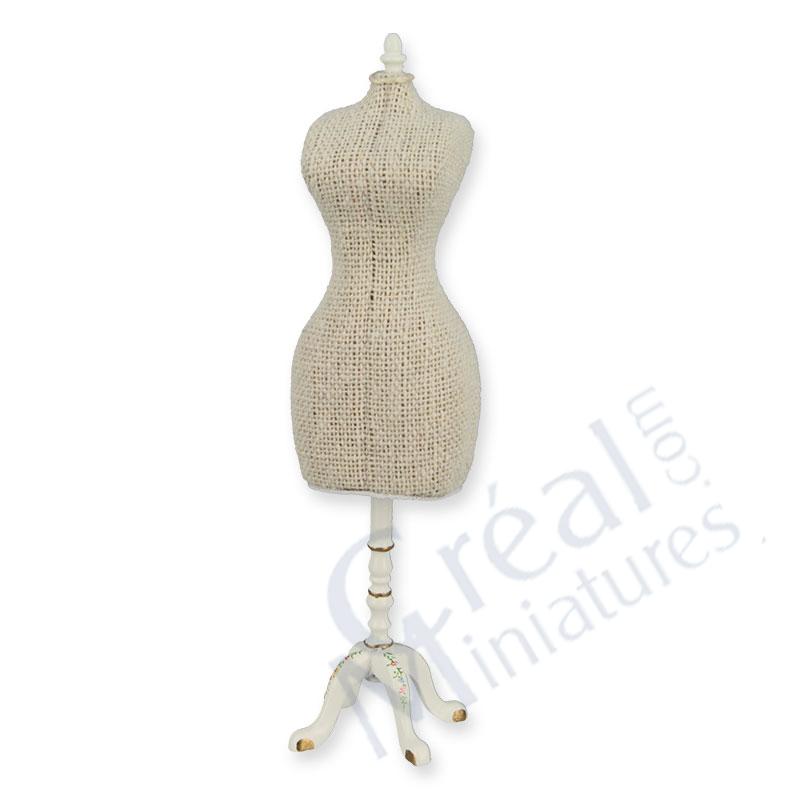 Sewing model  ivory-flowers