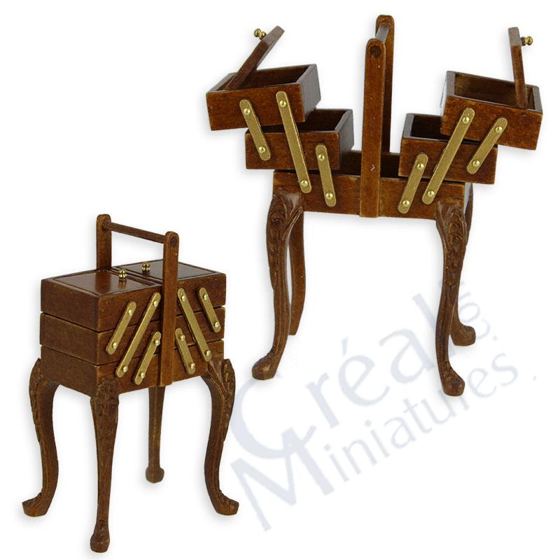 Sewing table  walnut