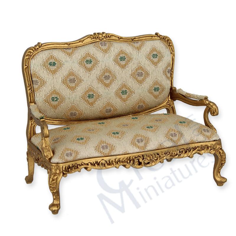 Sofa Louis XV gold