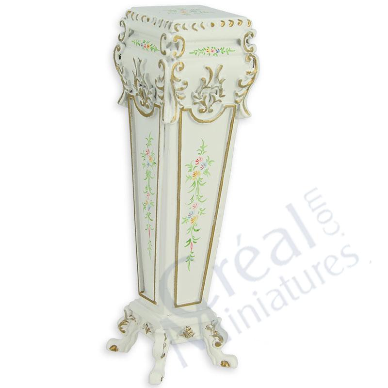 Colonne a fleurs ivoire-fleurs