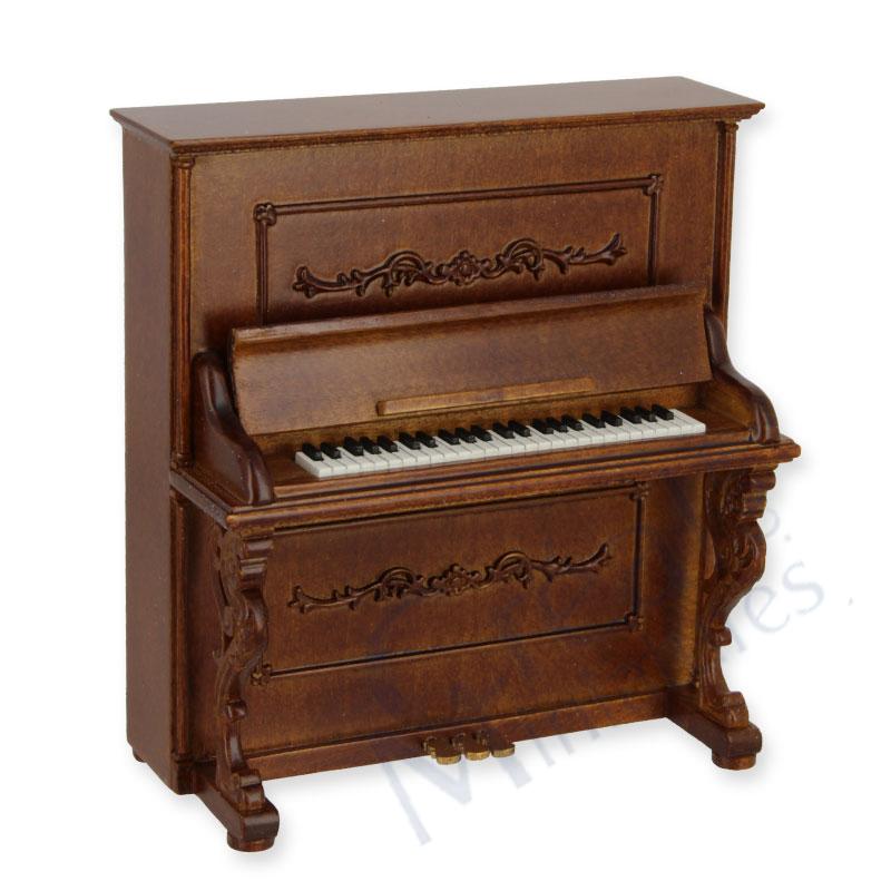 Piano droit noyer