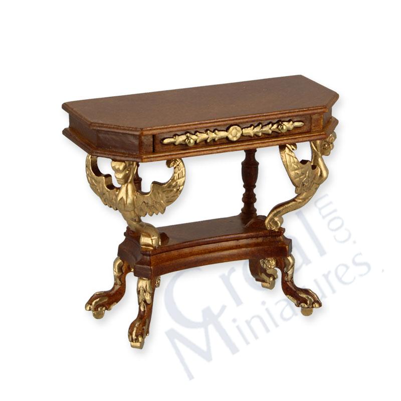 Anrichte Empire Nussbaum-gold
