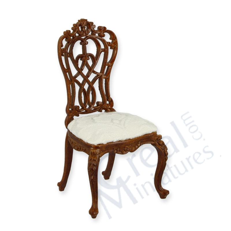 Carved chair 2nd Empire walnut