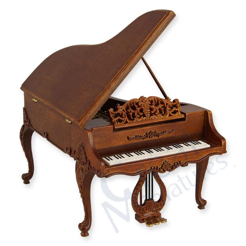 Grand piano L XV walnut