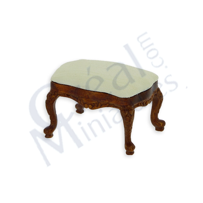 Tabouret pour piano a queue L XV noyer