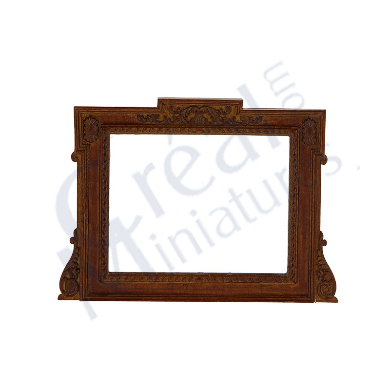 Mirror for fireplace  walnut