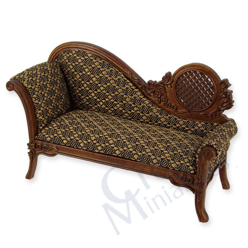 Waiting sofa walnut