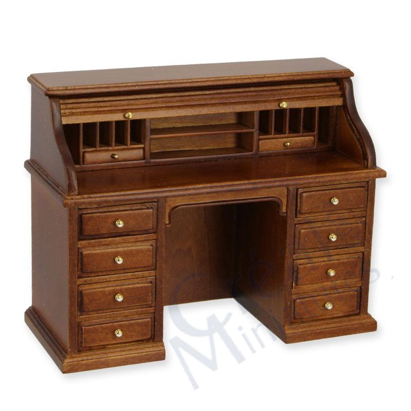 Bureau secrétaire fermeture coulissante