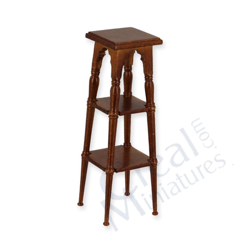 Tabouret haut noyer