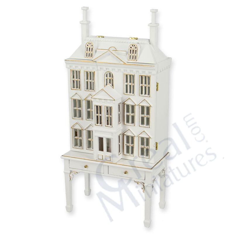 Dollhouse w/table white