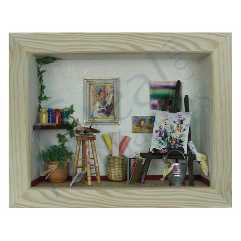 Vitrine Bausatz, Maler