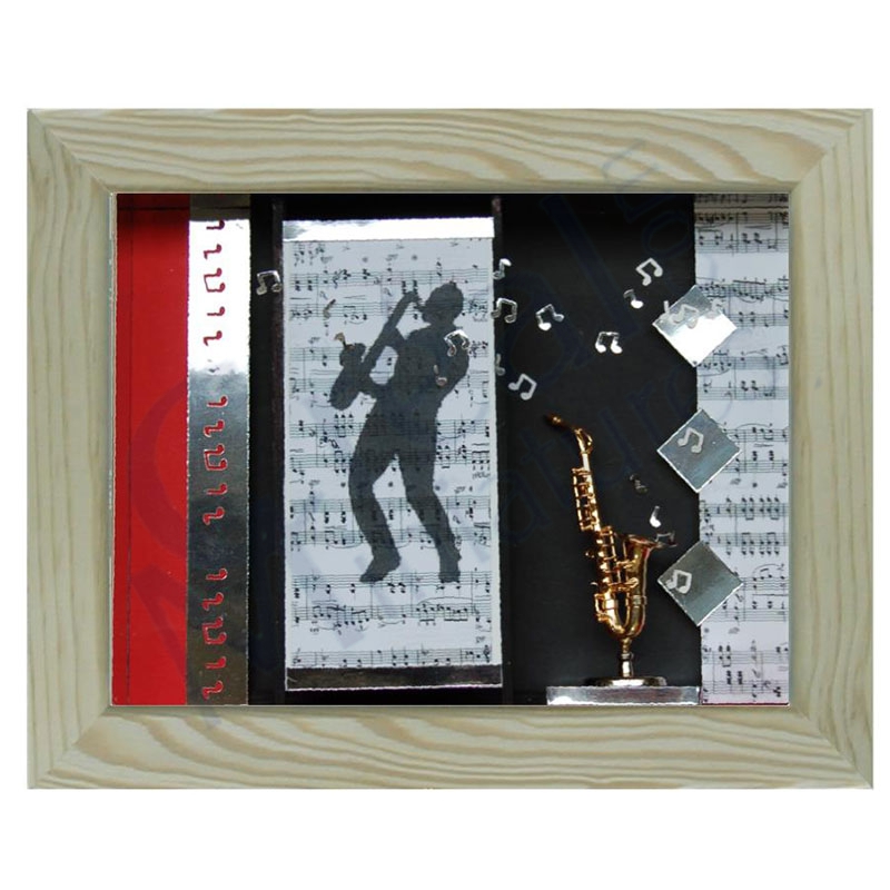 Vitrine Bausatz, Musik - Saxophon
