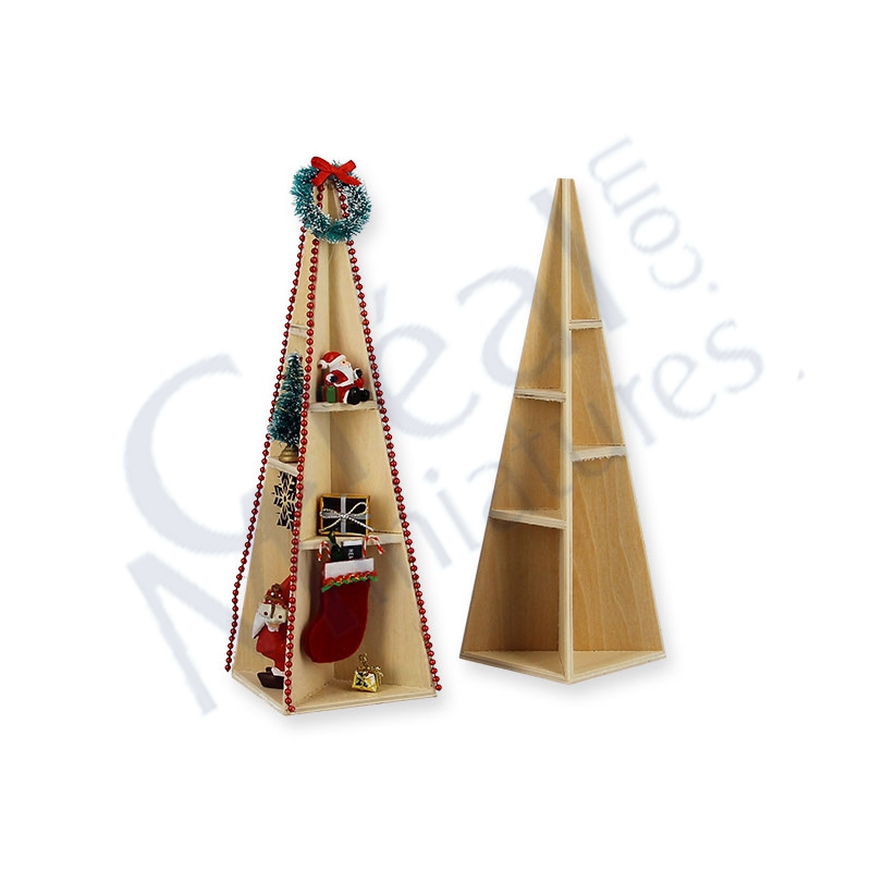 Pyramid middle barewood without deco