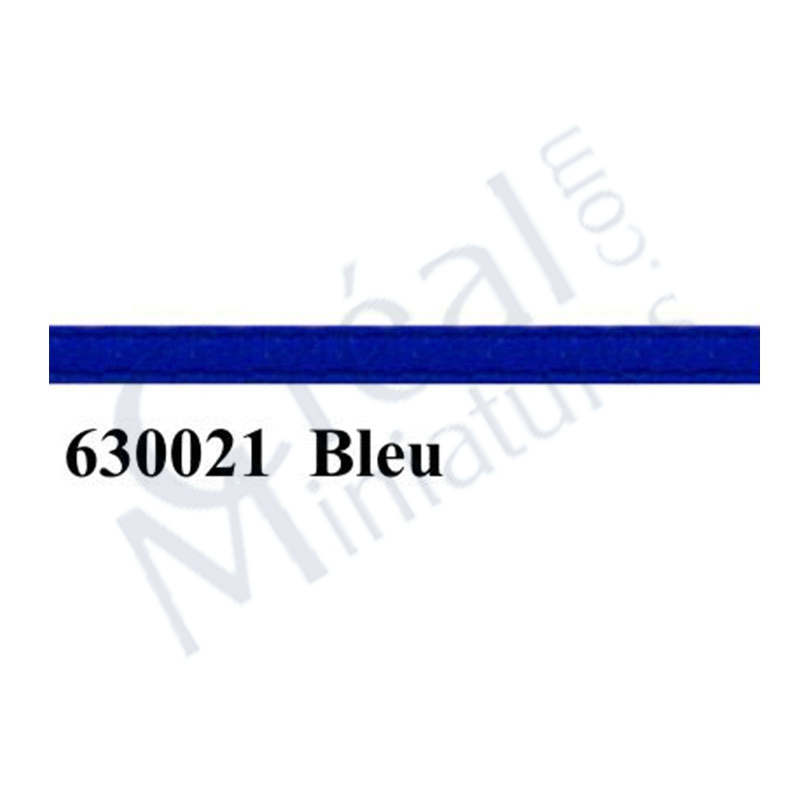 Ruban satin 3mm bleu roi - 2m