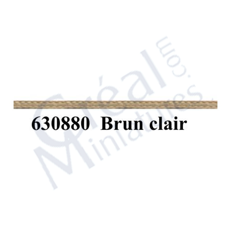 Band 1mm hellbraun
