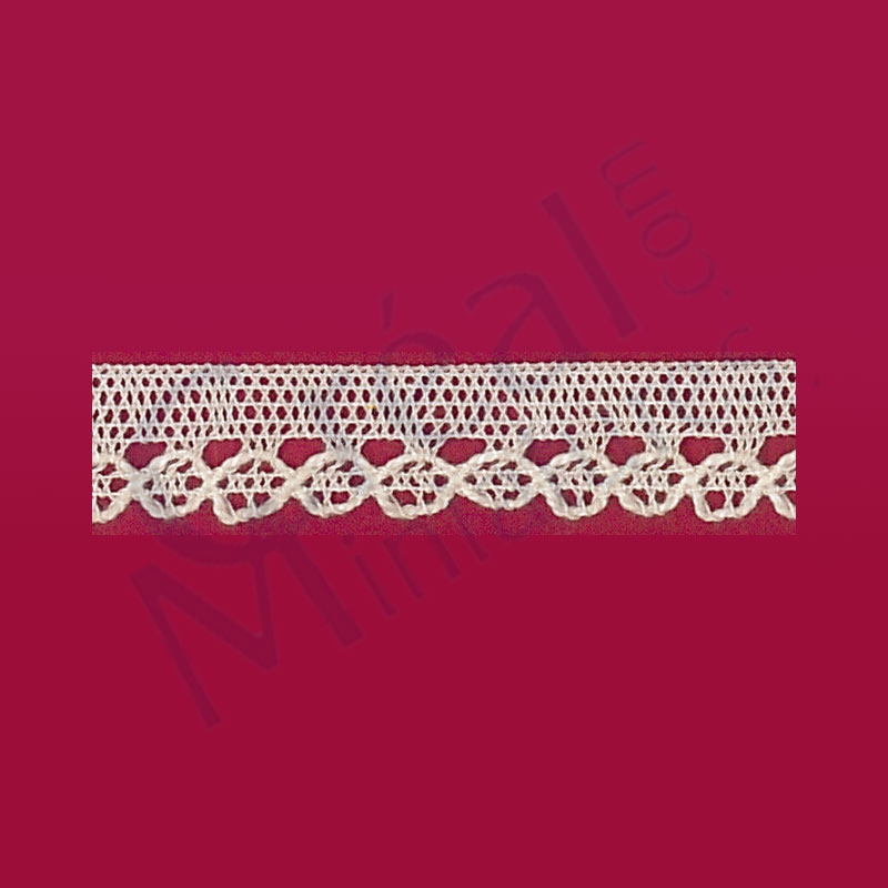 Beige lace curtain