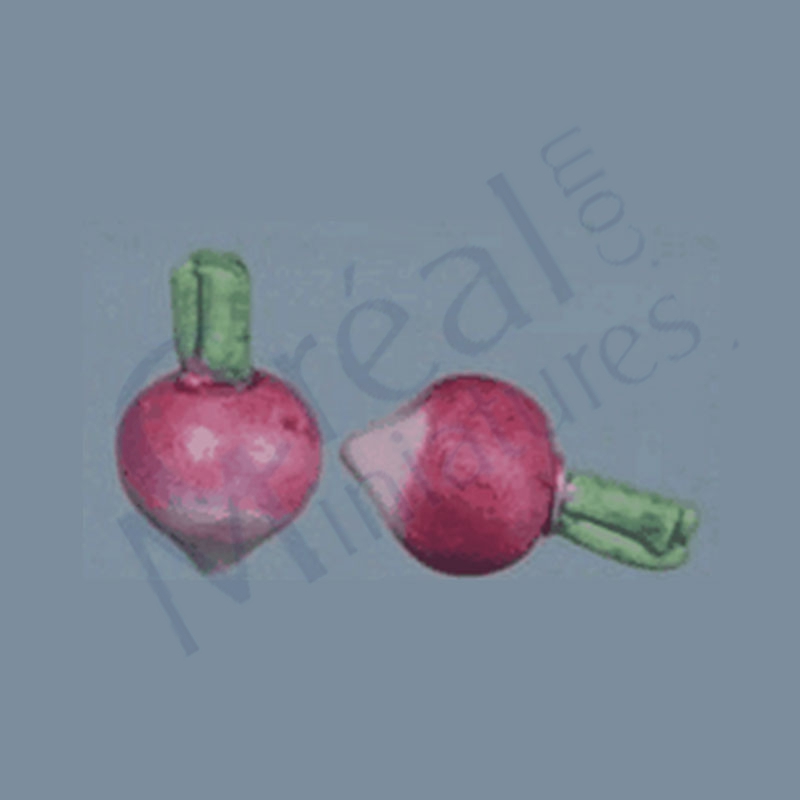 Légume céramique radis