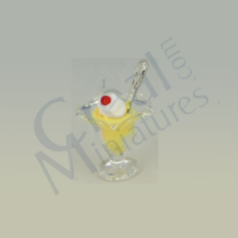 Sundae dish, vanilla