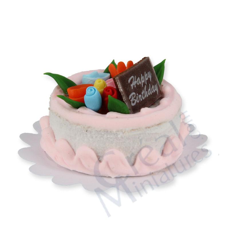 Birthday cake pink