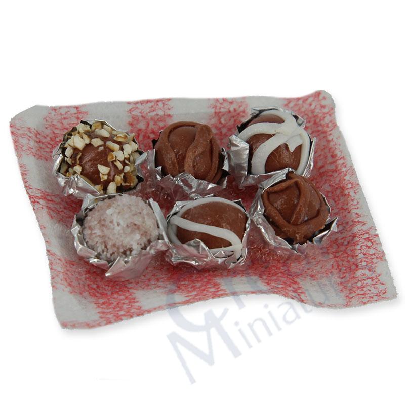 Chocolates with coconut