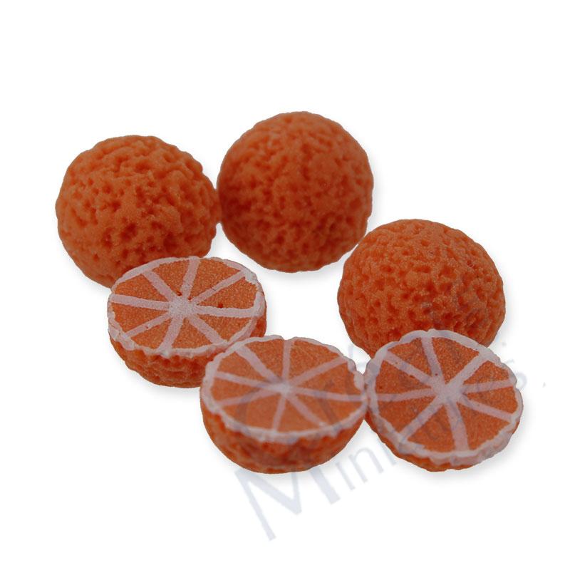 3 Full oranges & 3 Half