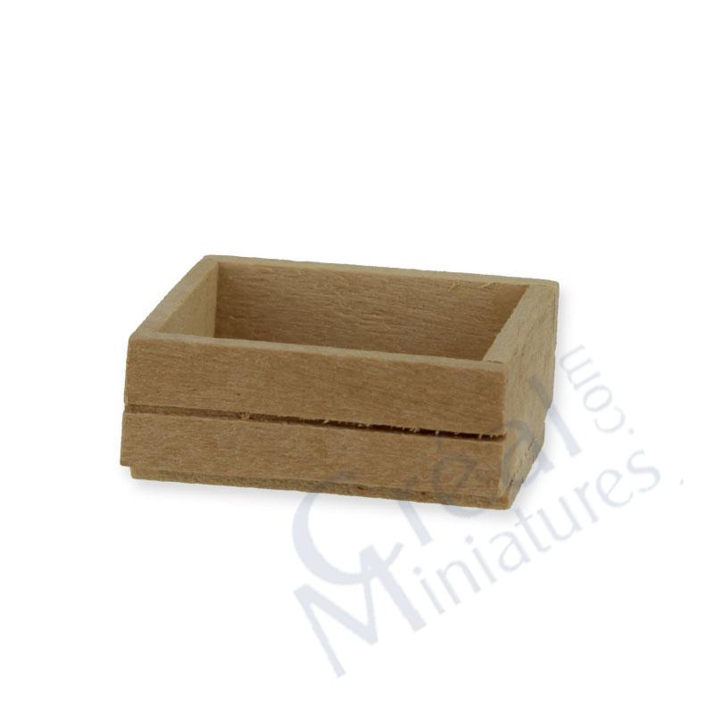 Empty wooden box
