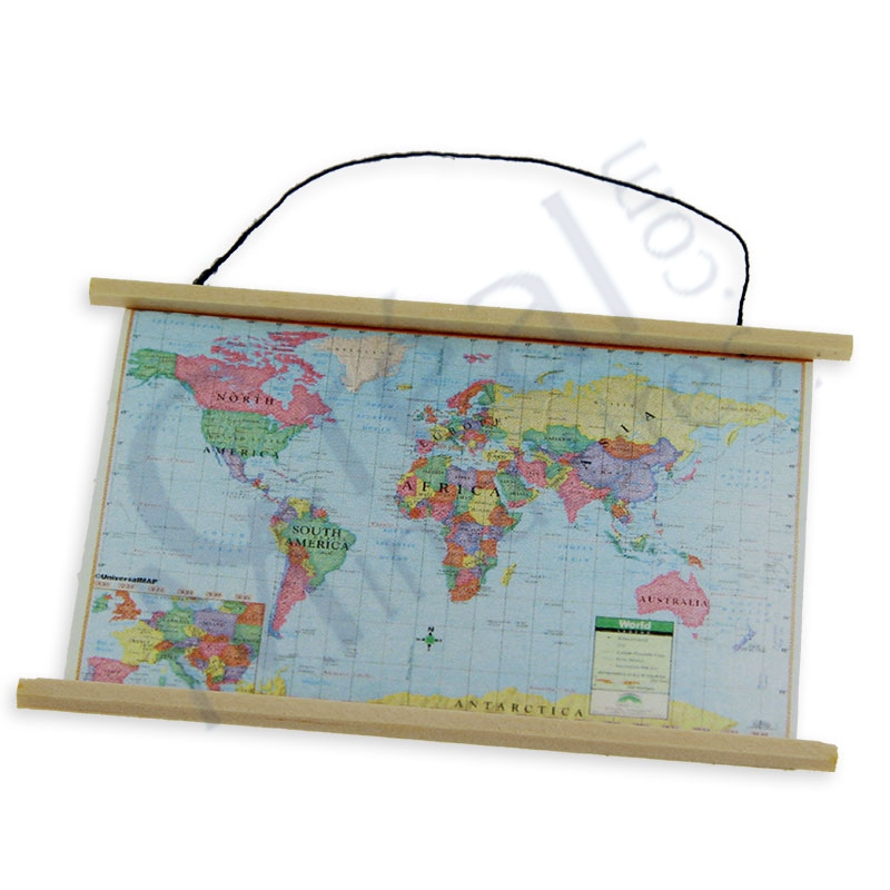Carte géographique moderne