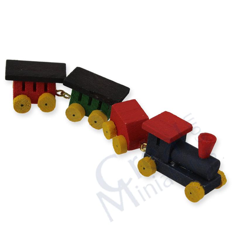 Wooden toy train