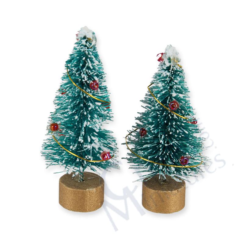 2 Small fir trees
